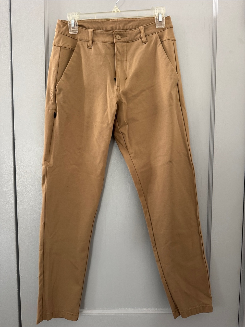 Men's Tan Casual Stretch Pants